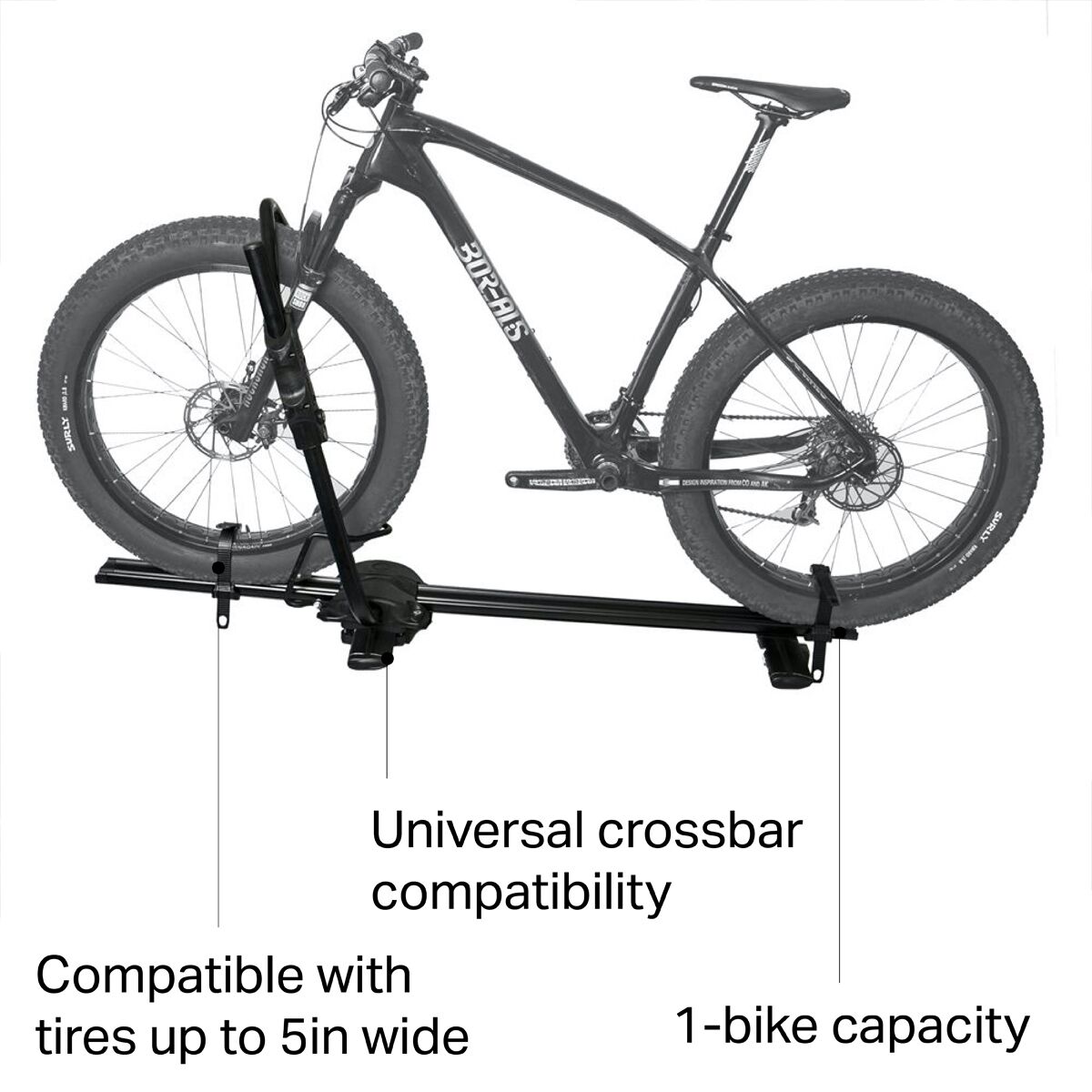 RockyMounts Tomahawk Fat Bike Ready Upright Mount Accessories