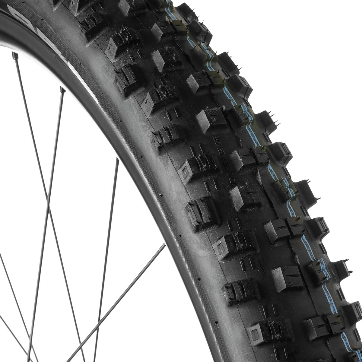 thumbnail image 2 of Schwalbe Nobby Nic 27.5x2.6 MTB Tyre – SnakeSkin EVO, Tubeless, Folding, Black (4026495789554) 2 of 4