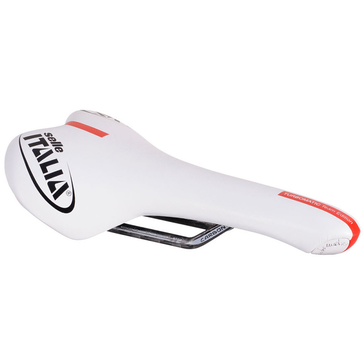Selle Vintage Selle Italia TurboMatic Années 90 - Cuir/titane, Jaune, Rail 7x7 Mm, Pour VTT/route