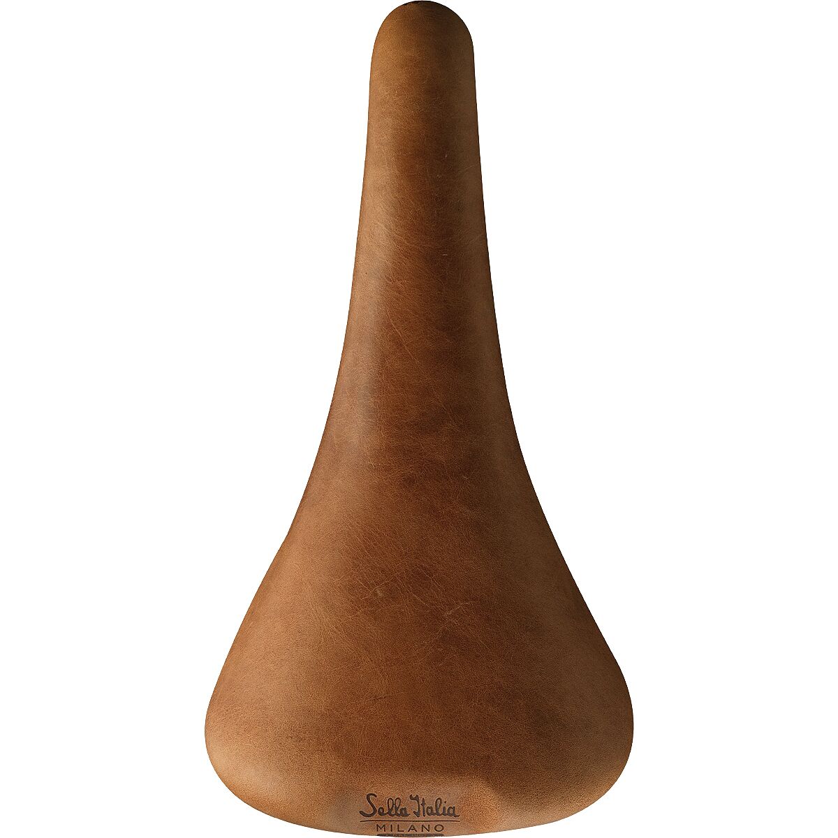 Selle Italia Flite Racer L1 - Selle Vélo Cuir Marron Clair - Rails TI316 - Vintage - NEUVE