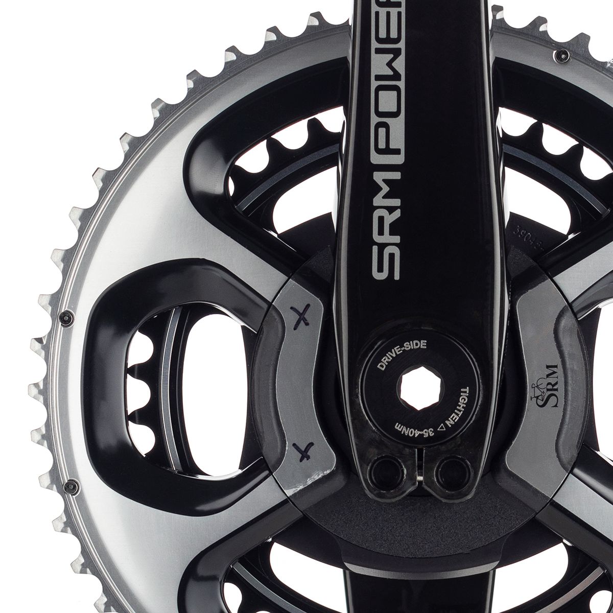 SRM Origin Carbon DuraAce 9000 Power Meter Crankset Components