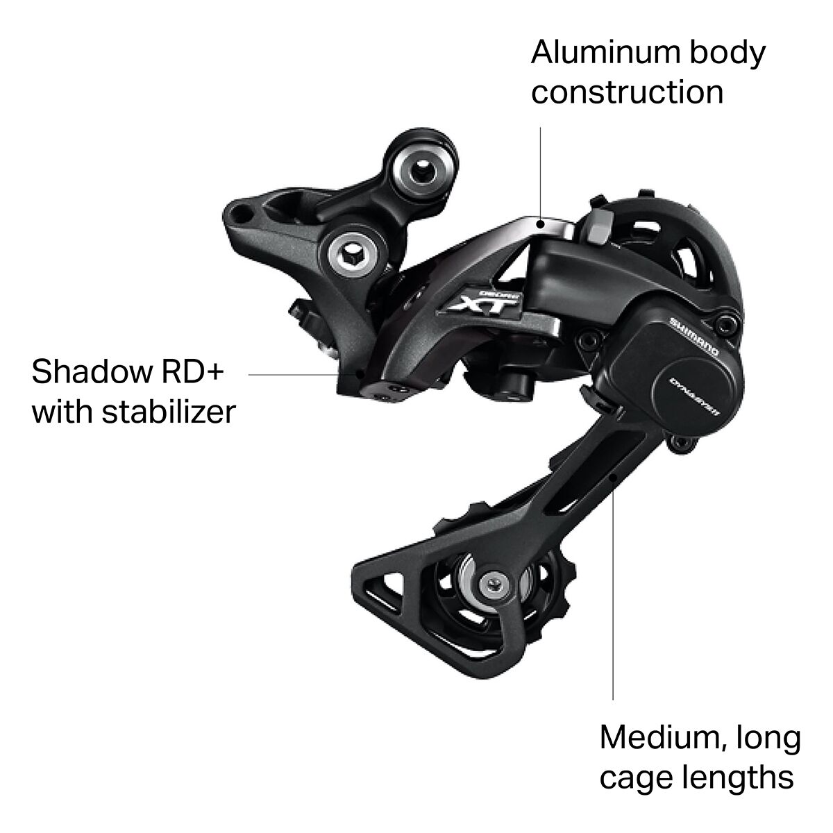 Cambio Trasero Desviador Shimano Deore Xt Rd-m8000 11 Pasos - Pedalé