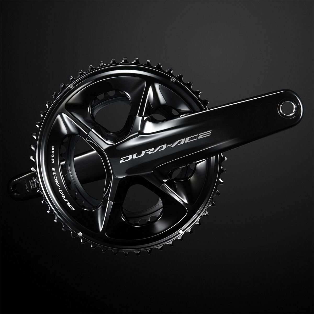 Shimano GA-200 Dura-Ace Black drilled rings Crankset Kurbel (Gebraucht) in Luzern für CHF 75