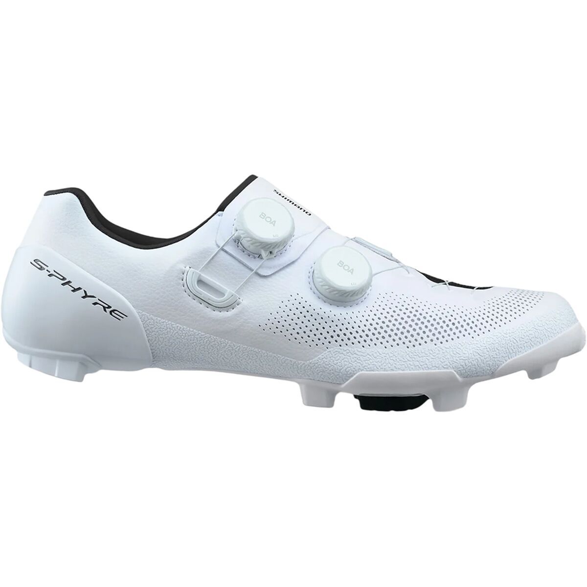 Shimano Men's White Mountain Bike Shoes | Competitive Cyclist