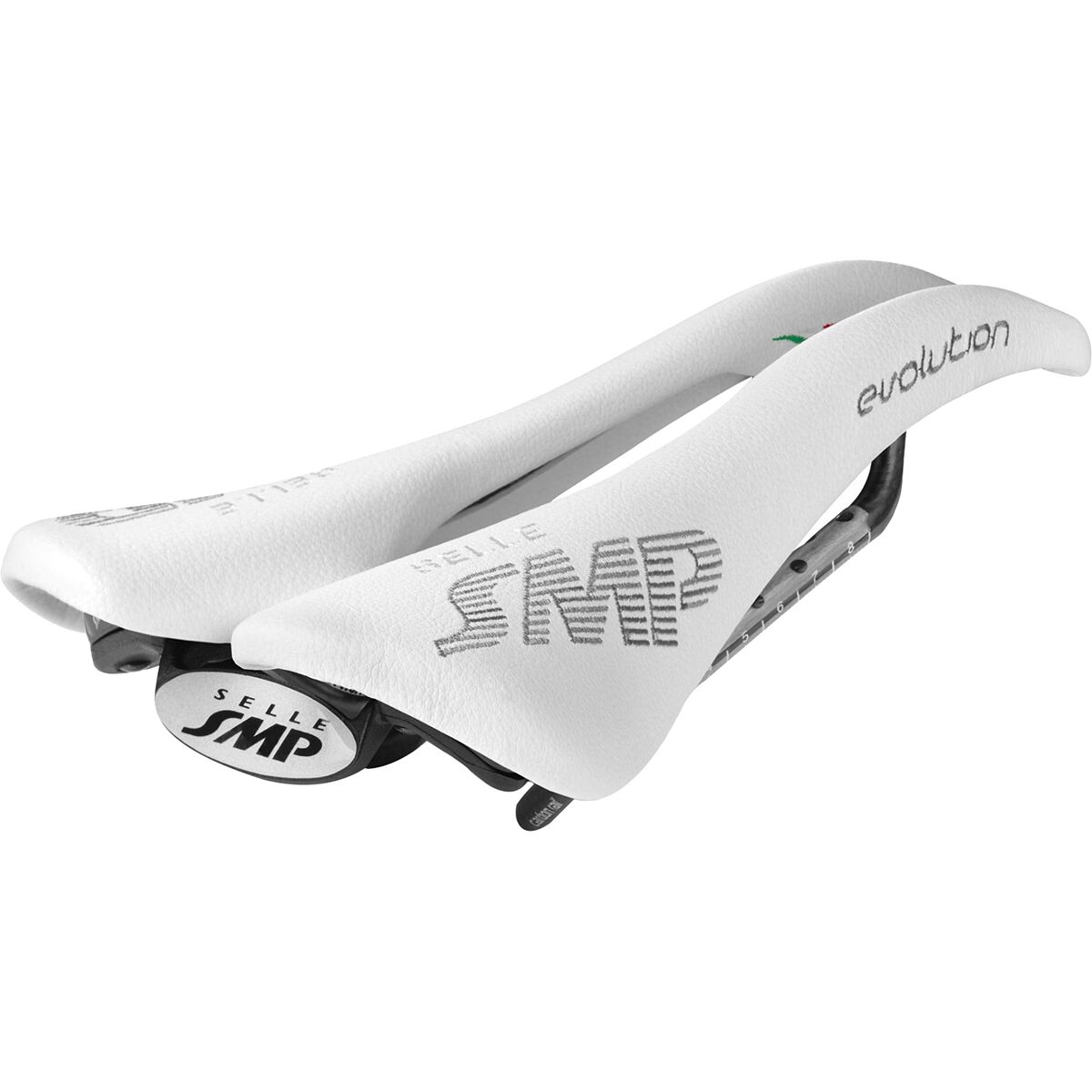 Sella Selle SMP EVOLUTION CARBON - Nera, Pelle, Made In Italy, Universale - Foto 2