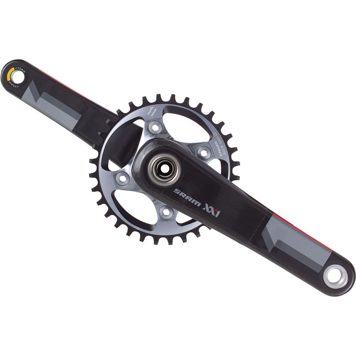 SRAM XX1 GXP 156 QFactor Crankset Components