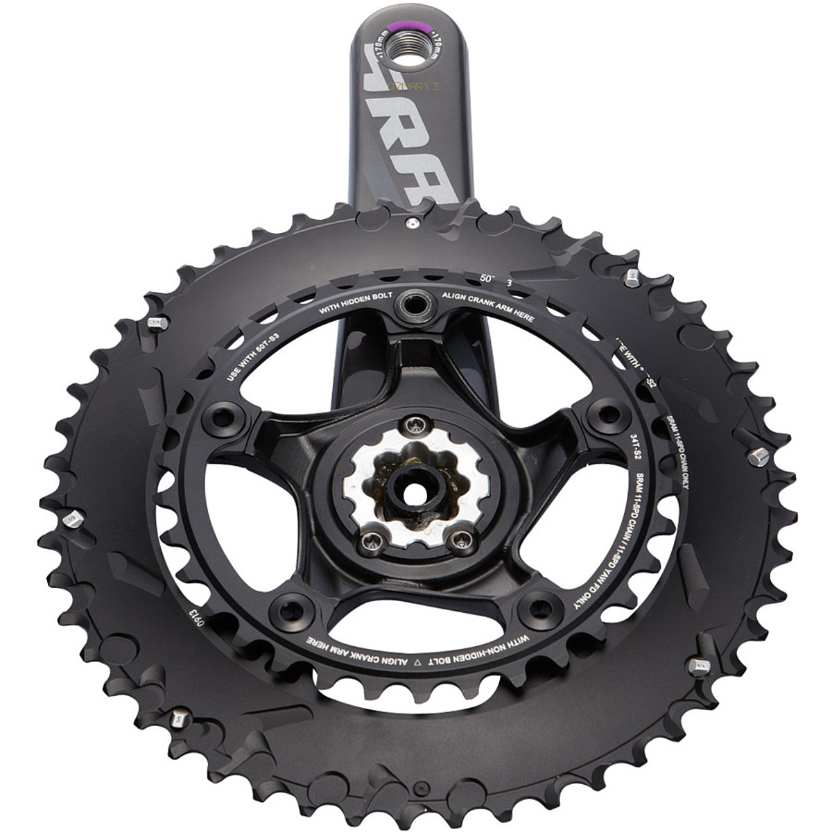 Shimano Square Taper Crankset SRAM Force 22 Carbon BB30/PF30