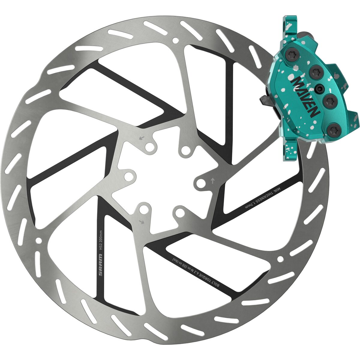 Sram Maven Ultimate Teal splatter Expert Kit utilisé