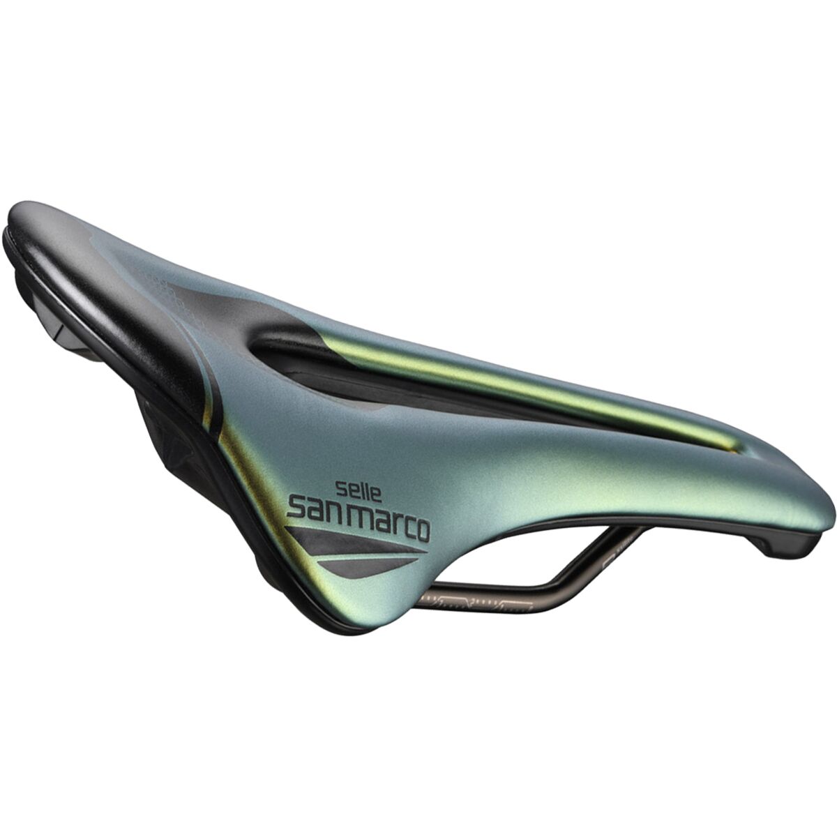 Selle San Marco Shortfit 2.0 Open-Fit Racing Saddle - Iridescent Gold