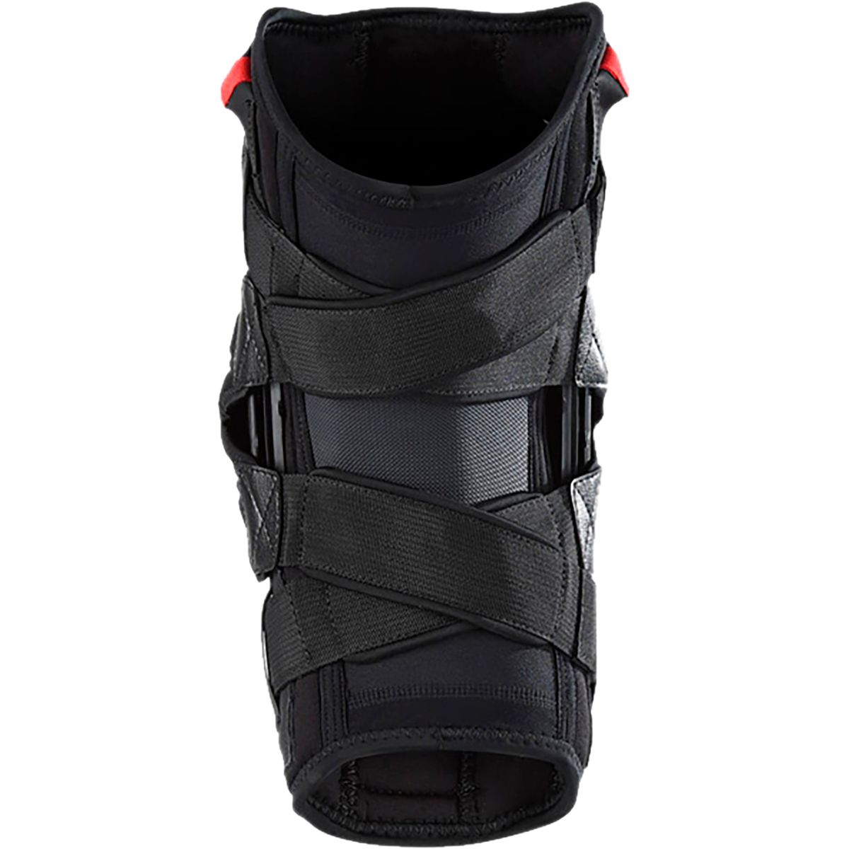Troy Lee Designs 6400 Knee Brace – Black, Large, With Hinges & Hyperextension Stops For MX, MTB, Snow Sports
