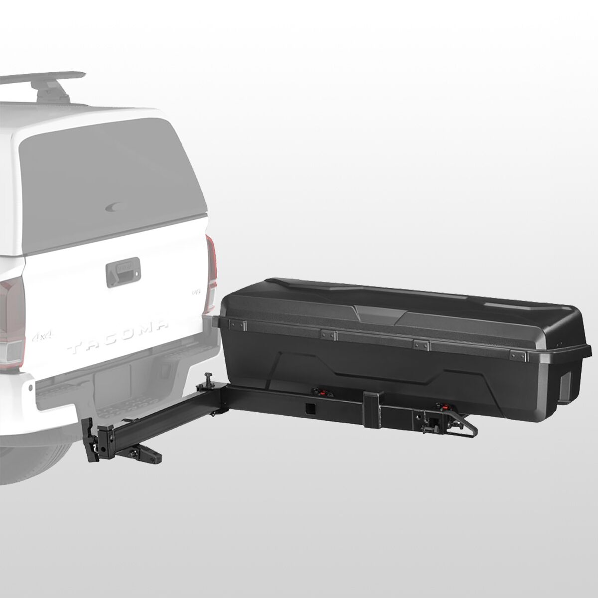 Yakima EXO SwingBase Hitch Base Rack Plus EXO GearLocker Vehicle