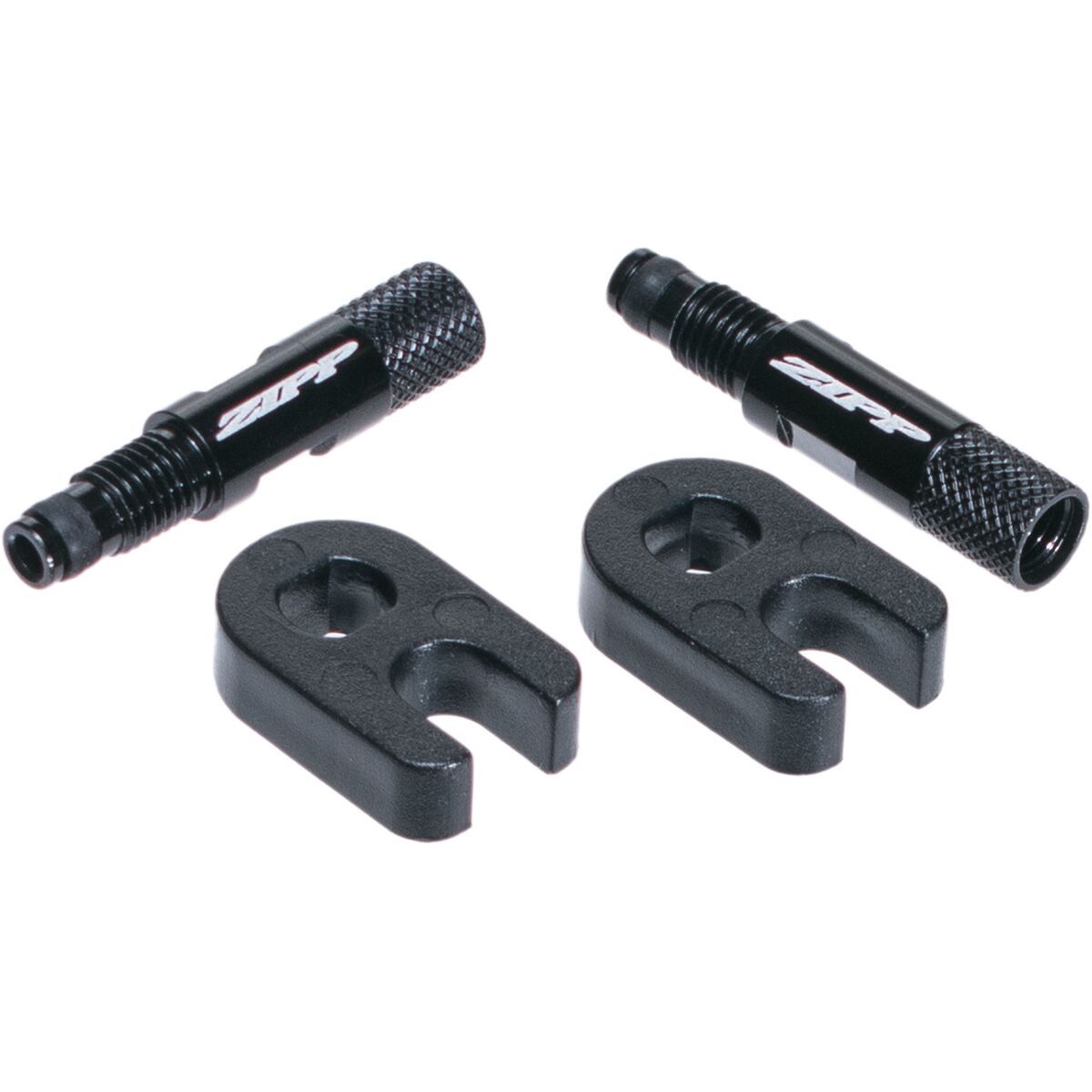 Zipp Tangente Knurled Valve Extender Kit Components