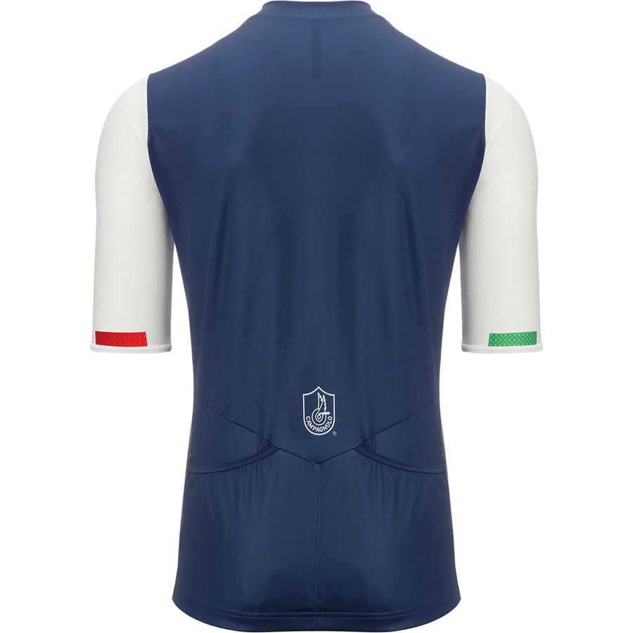 Maillot Cycliste Campagnolo Sportswear Iridio Manches Courtes Bleu Taille M - JE-IRIDIO-4250-M - Neuf Avec étiquettes