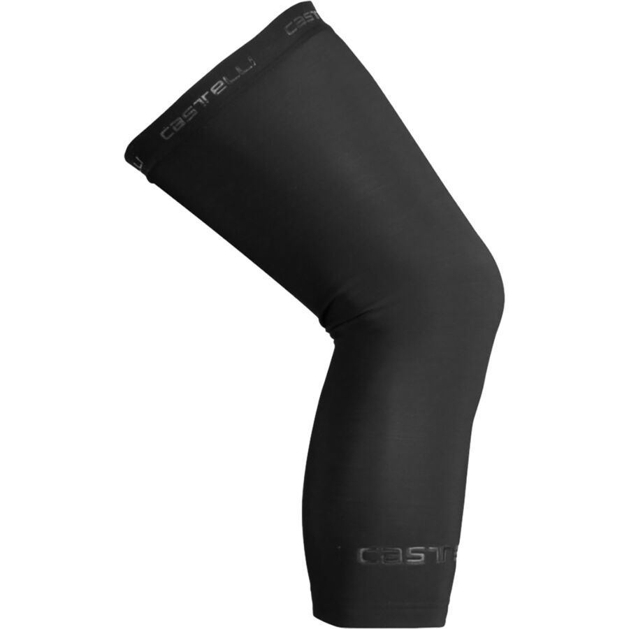 Castelli Unisex Lycra Knee Warmers Black Size XS-XL
