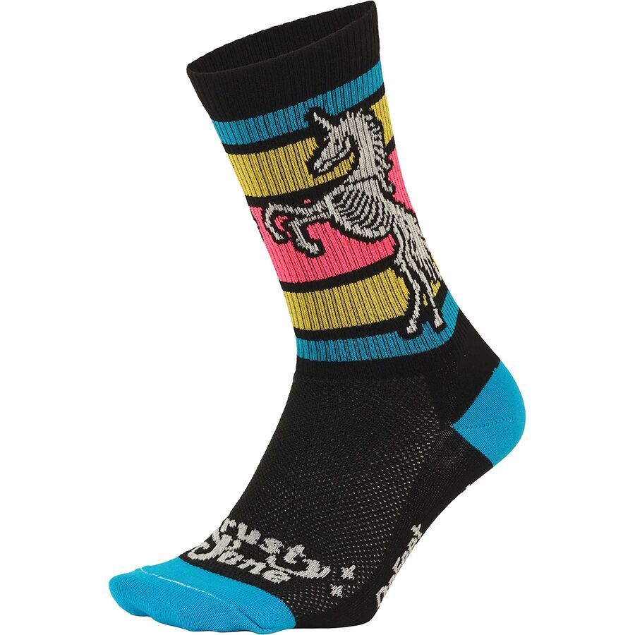 Bummerland Ribbed Aireator 7in Unicorn Sock