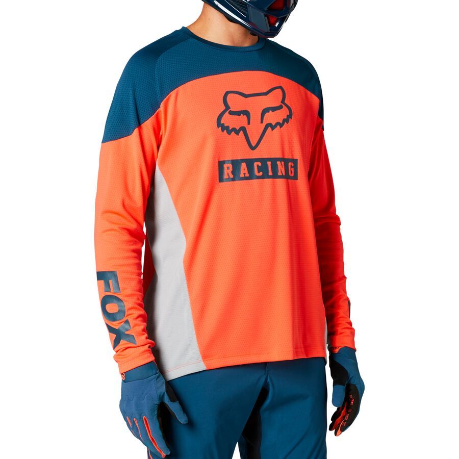 fox defend long sleeve jersey