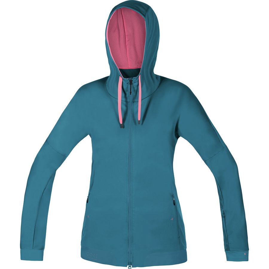 Gore Bike Wear Power Trail WindStopper Hooded Softshell Jacket Women