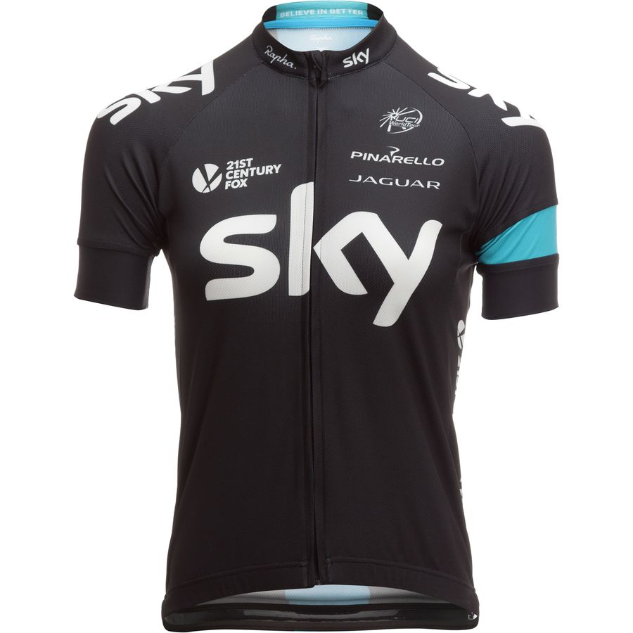Maillot Rapha Team Sky Replica Pro Cyclisme Manches Courtes Femme XXL
