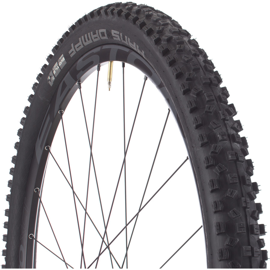 Schwalbe Hans Dampf Mountain Bike Tire - 29 X 2.6 Tubeless Ready, Folding, Evolution Line (Black)