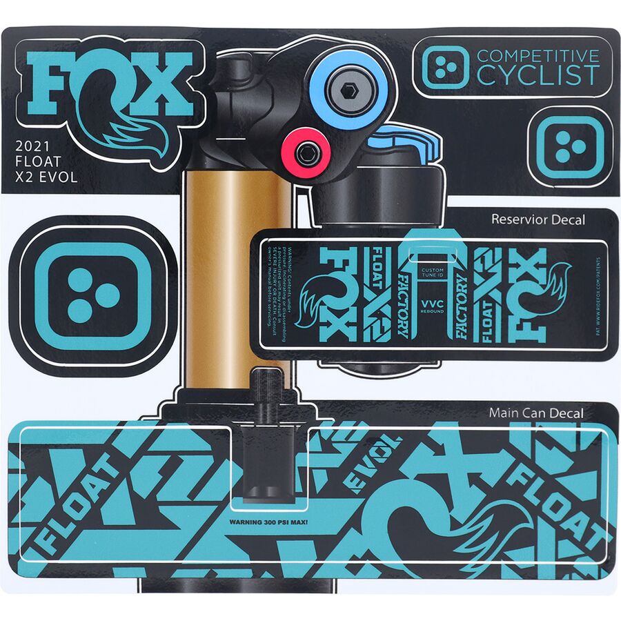 Fox X2 Decal Kit