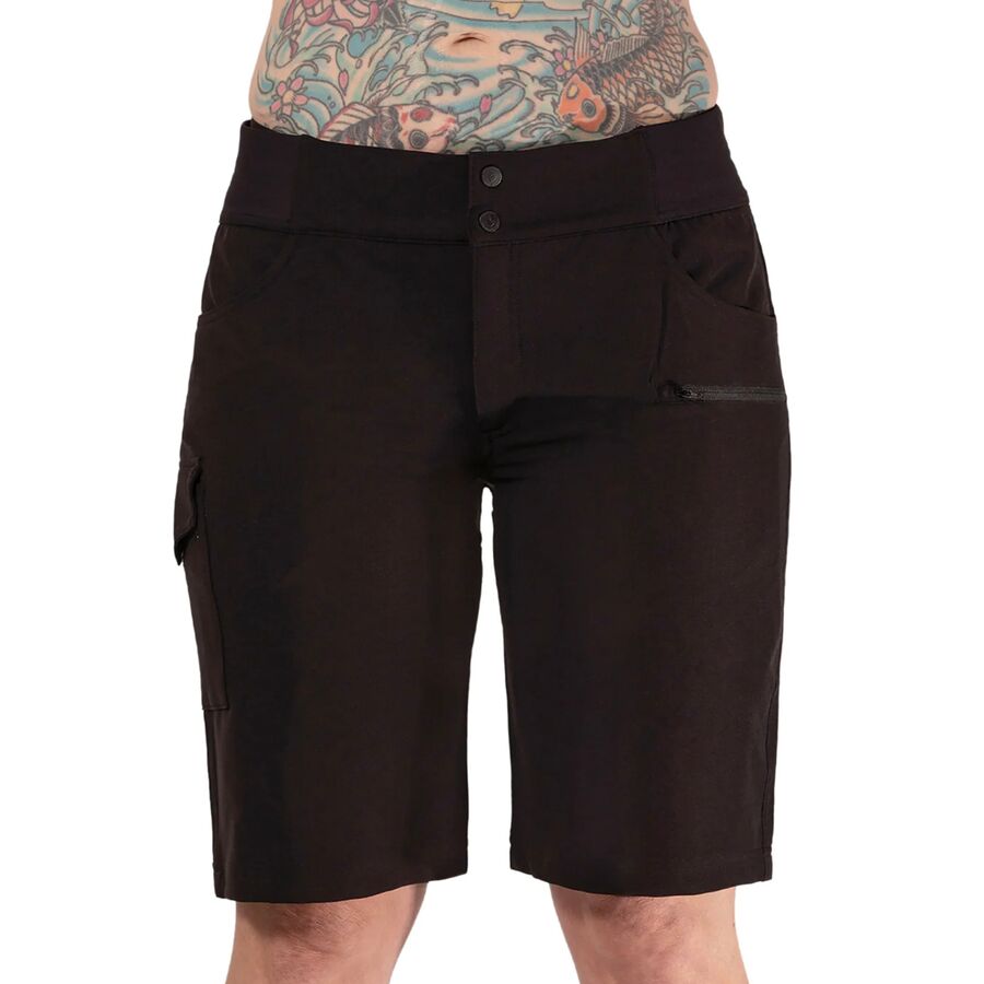 All Time - Zipper Snap Mid-Rise 11in Short - Women's