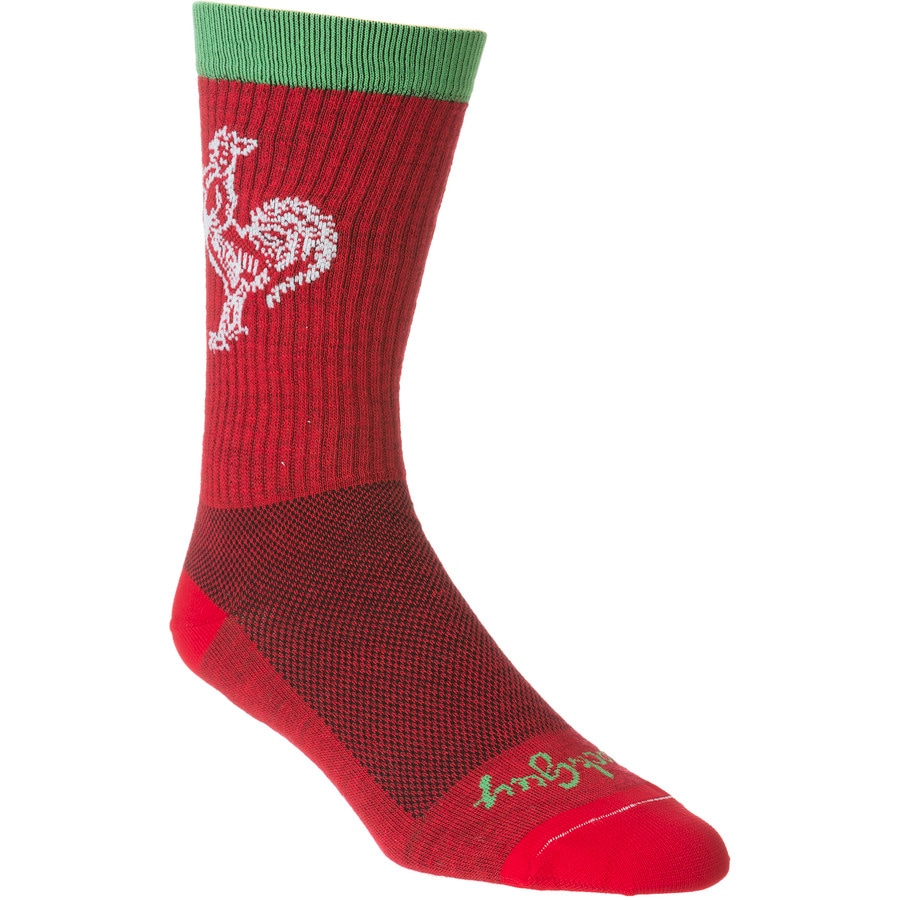 Sriracha Wool Crew Sock