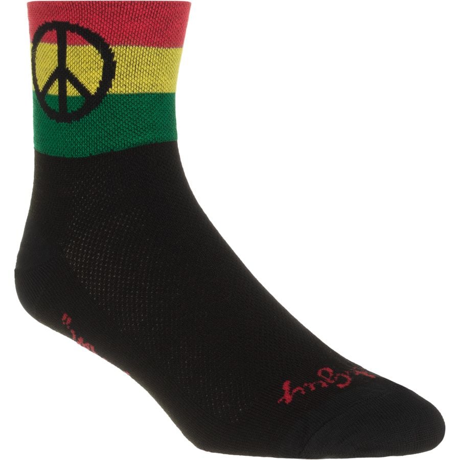Peace 3 3in Sock