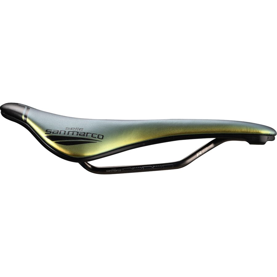 Selle San Marco Shortfit 2.0 Open-Fit Racing Saddle - Iridescent Gold main image 1