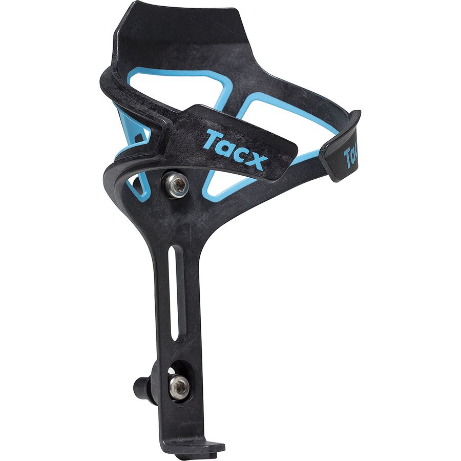 Tacx Ciro Carbon Fibre trinkfaschenhalter noir/light-blue mat 29 g 