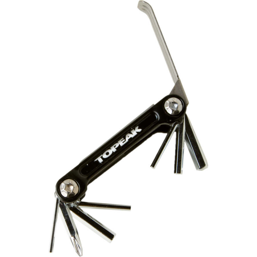 Topeak Mini 9 Pro - Strumento Multiuso Di Precisione Per Bici Con Chiavi A Brugola, Cacciavite E Leva Copertoni