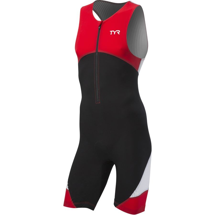 TYR Padded Carbon Front Zip Tri Suit Men's Men