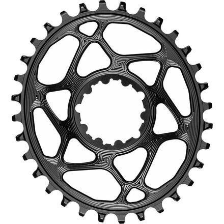 absoluteBLACK - SRAM Oval Boost148 Direct Mount Traction Chainring - Black/3mm Offset