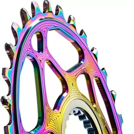 absoluteBLACK - PVD Oval Shimano Hyperglide Plus Direct Mount Chainring