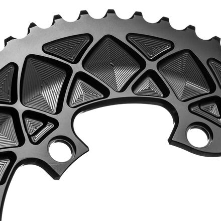 absoluteBLACK - Premium Oval Road Outer Chainring Shimano Dura-Ace 9100