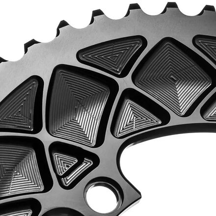 absoluteBLACK - Oval 110BCD 2x Chainring