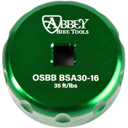 Abbey Bike Tools - Bottom Bracket Socket - Single Sided BSA30 - Green