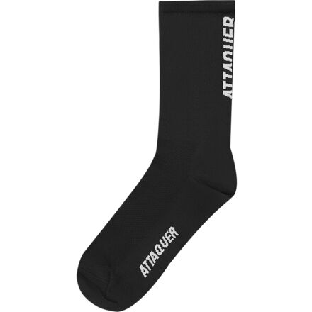 Attaquer - Vertical Logo Sock - Black
