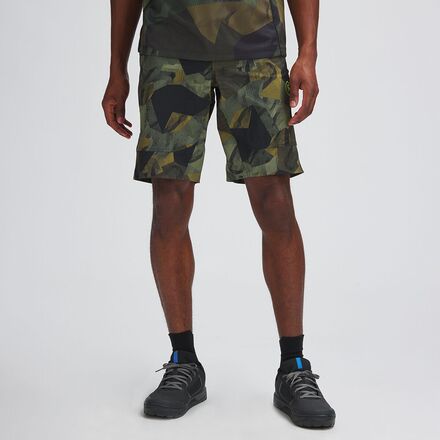 Backcountry - Slickrock Bike Short - Second Quality - Men's - Black/Olivine Geo Topo Camo