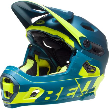 Bell - Super DH Mips Helmet - Matte/Gloss Blue/Hi-Viz