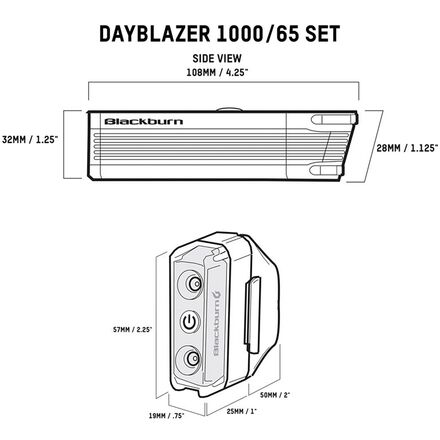 Blackburn - Dayblazer 1000 + Dayblazer 65 Light Combo
