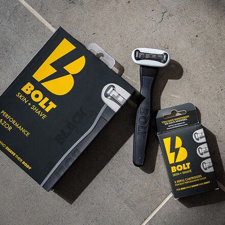 BOLT Shave - Skin + Shave Performance Razor BLACK EDITION
