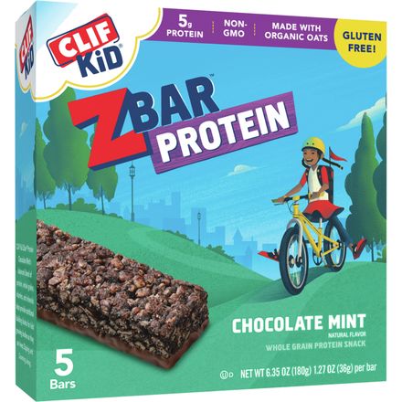 Clifbar - ZBar Protein - 5-Pack - Chocolate Mint