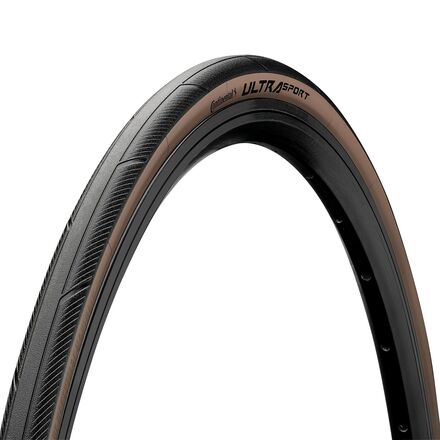 Continental - Ultra Sport III Clincher Tire - Black/Brown, PureGrip, Performance