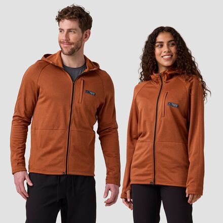 Coalatree - Baseline Midlayer Fleece Jacket - Unisex - Brick