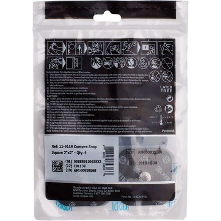 Compex - Easy Snap Electrodes - 5-Pack