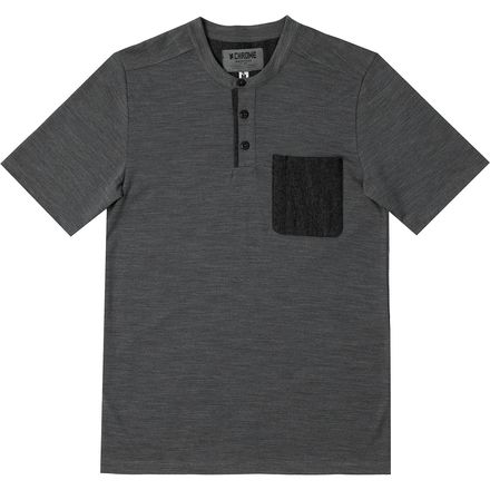 Chrome - Henley Merino T-Shirt - Men's