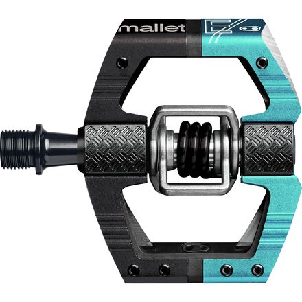 Crank Brothers - Mallet E Long Spindle Pedals - Black/Blue