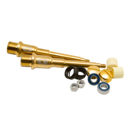 Crank Brothers - Eggbeater TI Spindle Upgrade Kit - Short