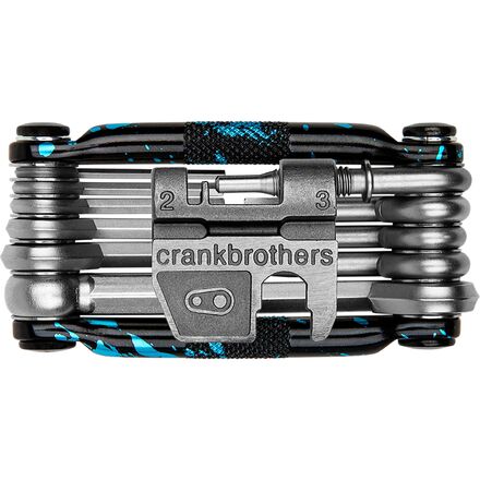 Crank Brothers - M17 Splatter Collection Multi-Tool - Splatter Paint Blue