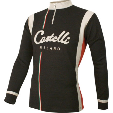 Castelli - Mauro Wool Long Sleeve Jersey - Black